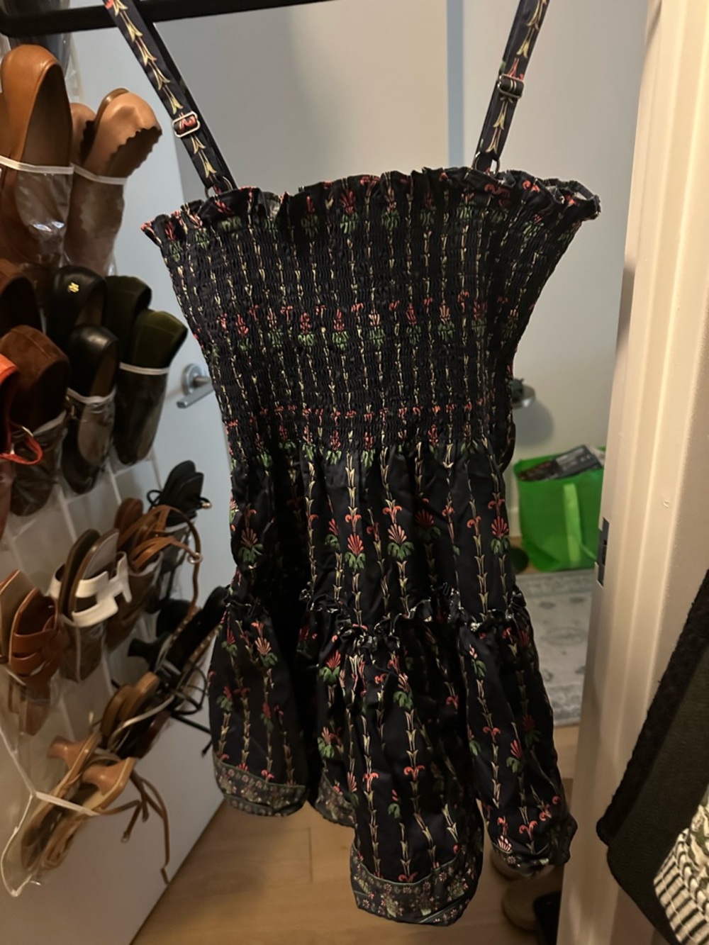 Hill House Seraphina Nap Dress - trailing fern - size small - Picture 2 of 4